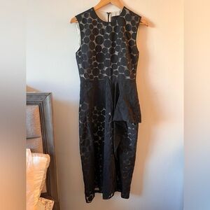 CUSHNIE ET OCHS Polkadot Sleeveless Dress - Size 6